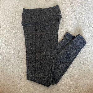 aerie leggings heather gray with side pockets